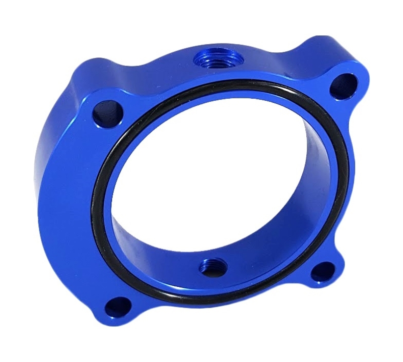 Hyundai Genesis Coupe Throttle Body Spacer - Torque Solution - Blue - `13-`27